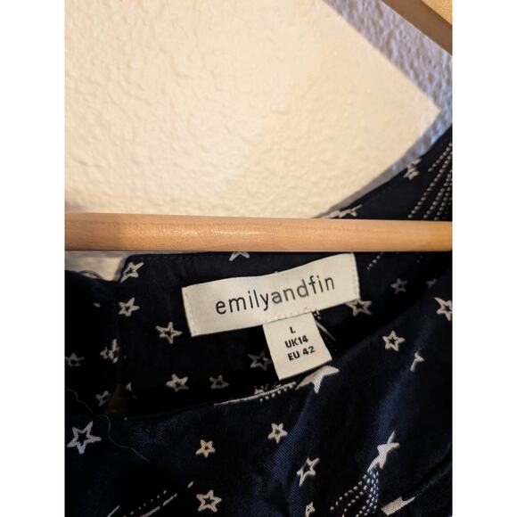 Emily and fin star dress size L fit and flare shooting star space teacher - Picture 3 of 9
